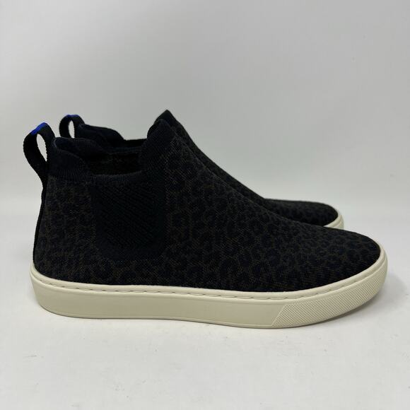 Rothy’s The Chelsea Espresso Spot Boots Sneakers Slip Pull On Women’s Size 7 - Picture 3 of 11